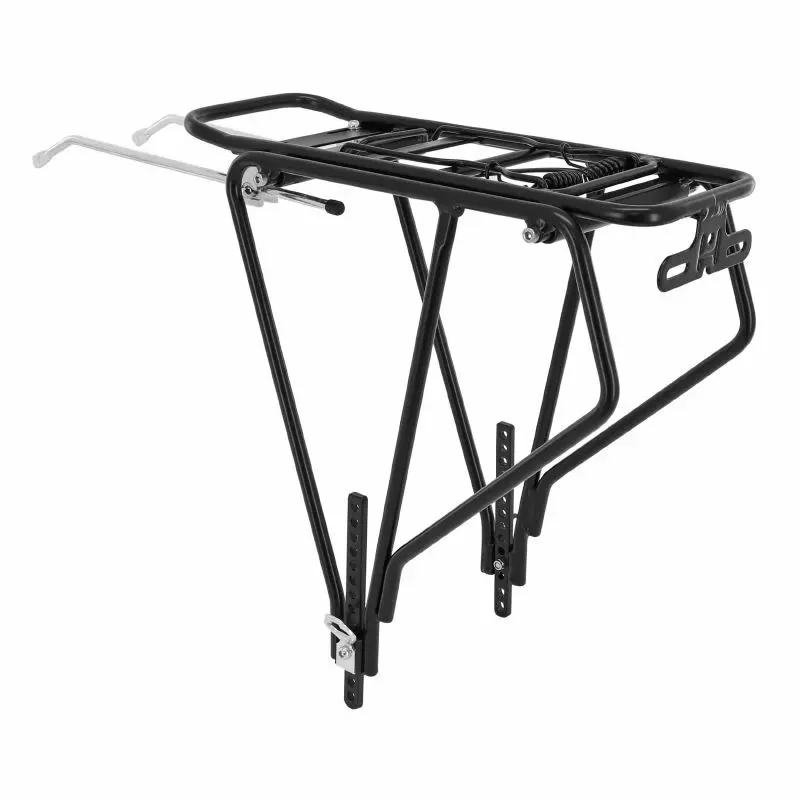 Porte-bagages vélo arrière à tringles alu largeur réglable de 135 à 205 mm P2R Fat Bike